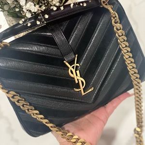 YSL Saint Laurent College Medium Chain Bag
